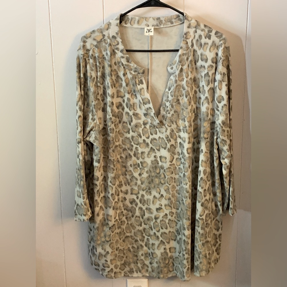Sew in Love Animal Print Gabby , size 2x